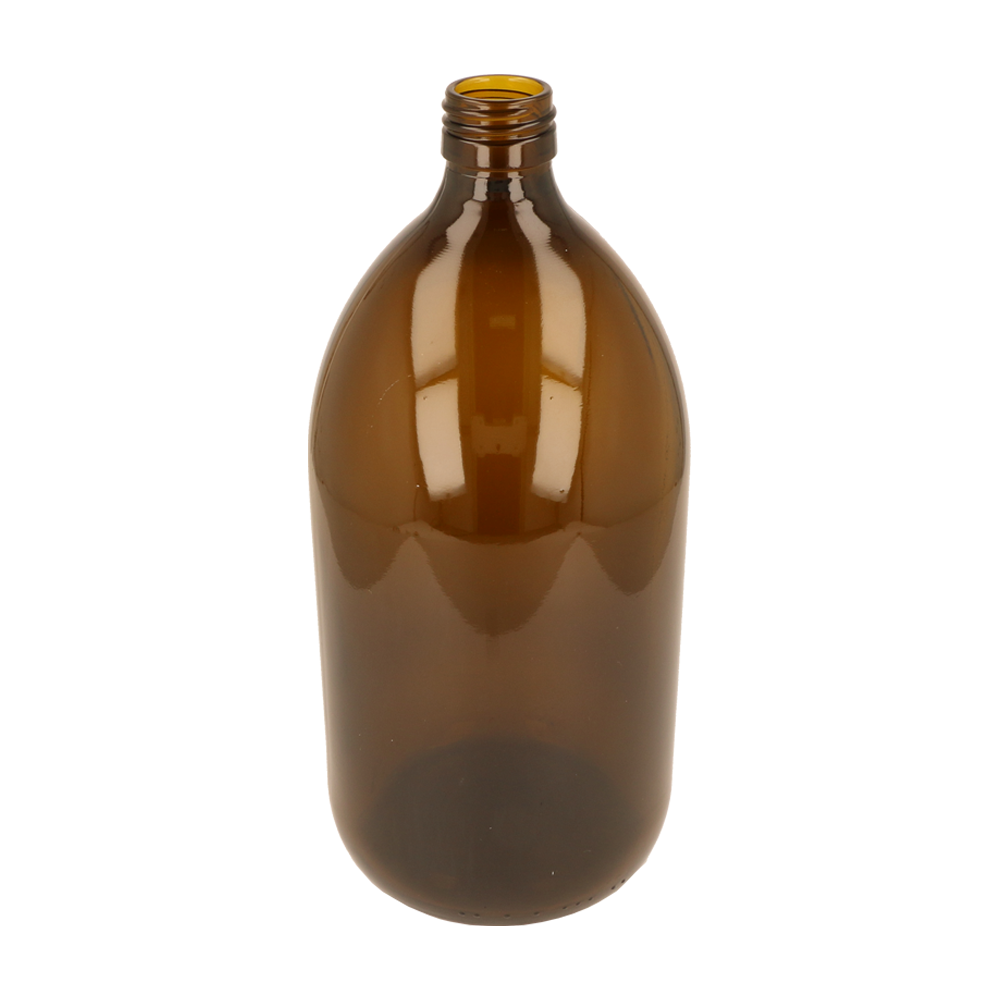 1000ml  Alpha Amber Glass Bottle