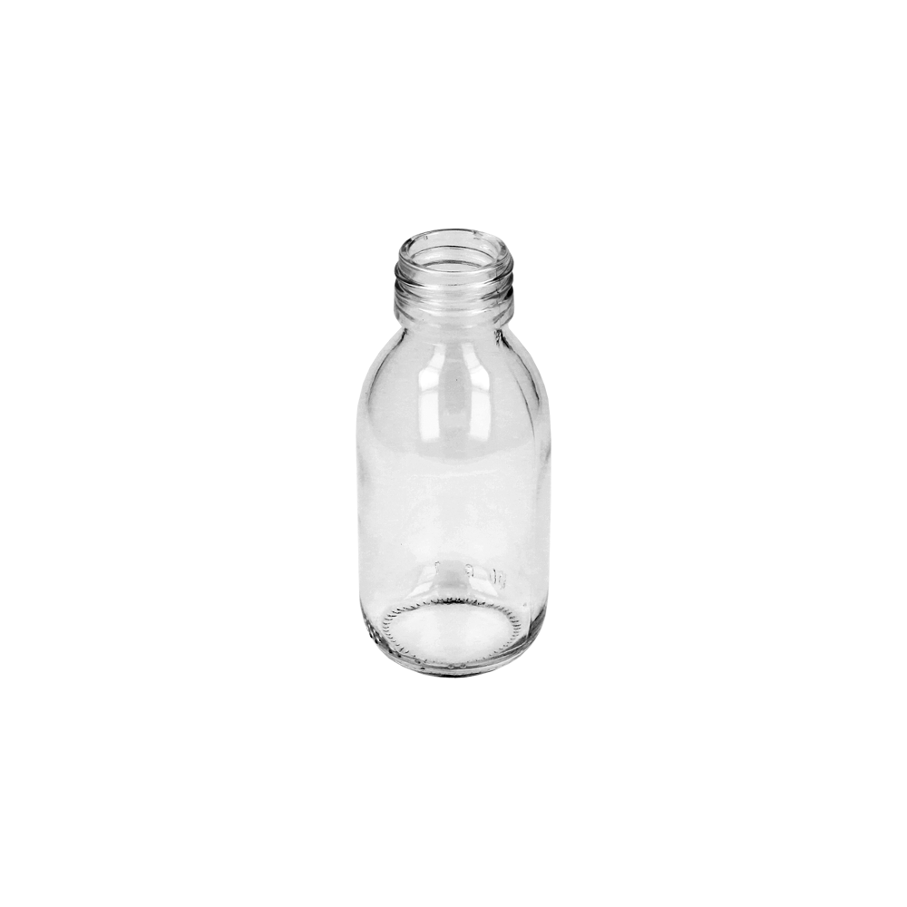 100 ml  Alpha Clear Glass Bottle