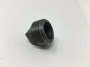 Black Malleable Galvanized Iron Plug